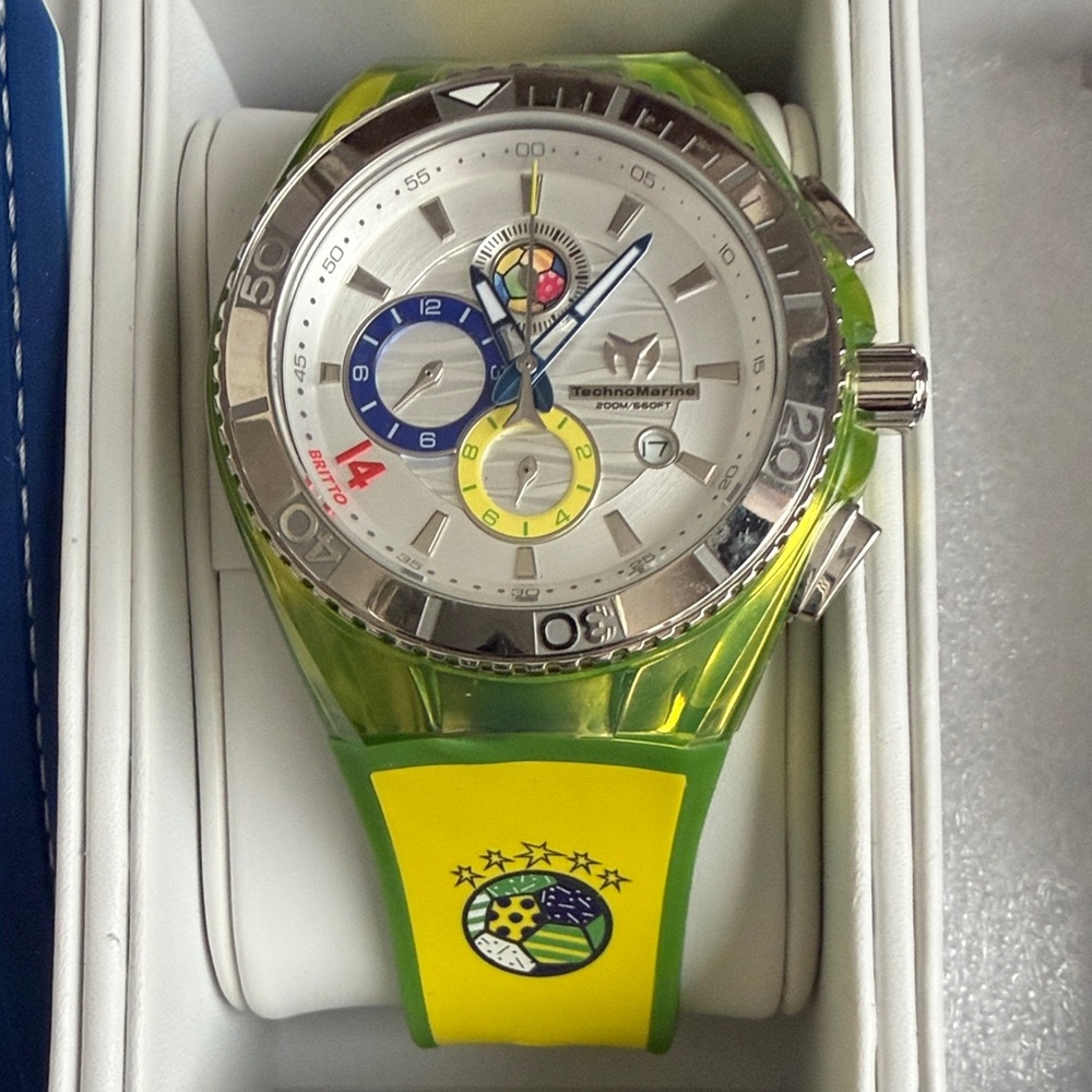 Technomarine Unisex Watch Cruise Tribute Columbia Edition By Romero Britto